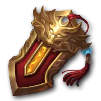 Dragon Crest Shield - golden - PNG Images