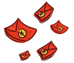 Red Envelope - blessing - Recommended PNG