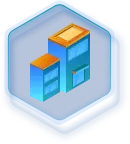 Blue Building Icon - technology - building - Lossless PNG