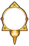 Clover Necklace - green - High Resolution PNG
