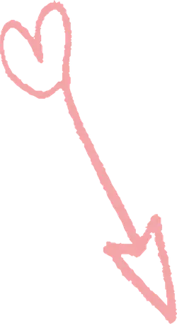 Pink Arrow - simple - pink - Transparent Background PNG