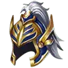 Silver Wing Golden Armor Helmet - helmet - PNG