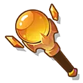 Golden Staff - magic - Transparent Background PNG