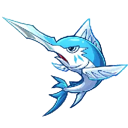 Flying Fish Hero - flying - No Background PNG