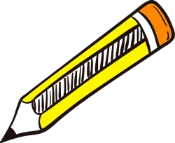 Yellow Pencil - stationery - Transparent Background PNG