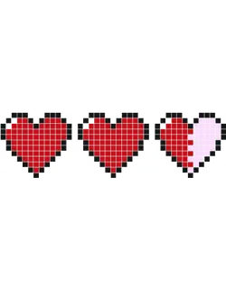 Pixel Heart - Popular Download PNG