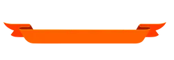 Orange Ribbon - sign - No Watermark PNG