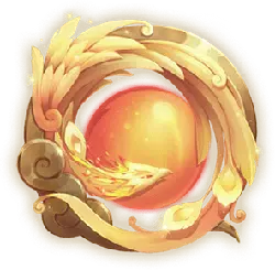 Phoenix Surrounding the Sun - golden - Free Download PNG