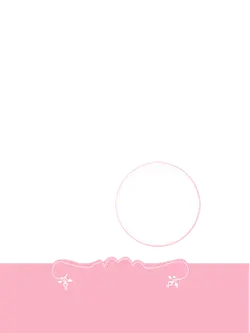 Pink Moon - abstract - Transparent Background PNG