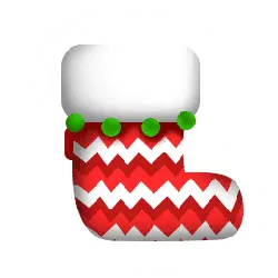 Christmas Stocking - holiday - No Background PNG