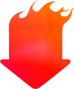 Flame Arrow - Transparent Background PNG