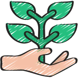 Hand Holding Plant - hand - High Resolution PNG