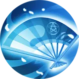 Blue Pentagram Pattern - mystical - Free Download PNG