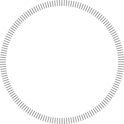 Black Circular Pattern - minimalism - lines - PNG Images