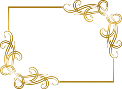 Gold Pattern Frame - retro - elegant - Free Download PNG