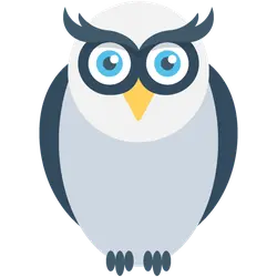 Owl with Glasses - knowledge - Transparent Layer PNG