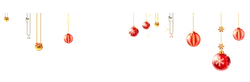 Christmas Decorations - red - Free PNG