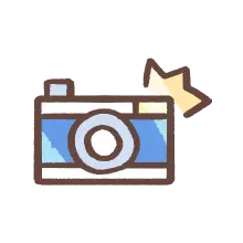Camera - photography - blue - No Background PNG