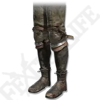 Leather Long Boots - historical - Transparent Layer PNG