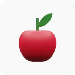 Apple - simple - Curated PNG