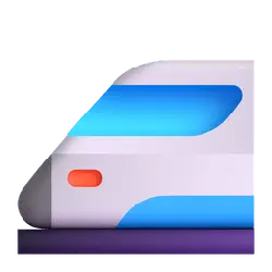High-Speed Train - purple - No Background PNG