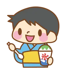 Boy Eating Ice Cream - cartoon - Free Download PNG