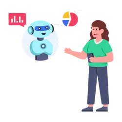 Robot and Human Interaction - intelligence - Lossless PNG