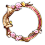 Floral Wreath - gold - decoration - Lossless PNG