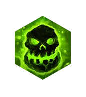Green Skull Badge - logo - No Watermark PNG