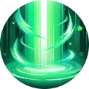 Green Energy Sphere - technology - magic - No Background PNG