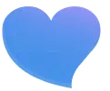 Blue Heart Shape Pattern - Highly Rated PNG
