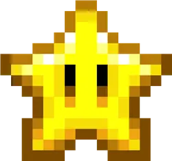 Pixel Star - icon - Transparent Layer PNG