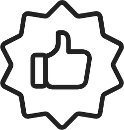 Thumbs Up Badge - icon - PNG Images