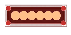 Red Rectangular Pattern - rectangle - No Watermark PNG
