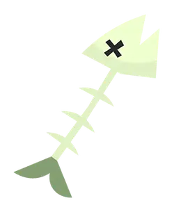 Fish Bone - simple - No Watermark PNG