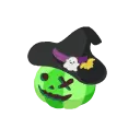 Pumpkin Head Witch Emoji - magic - PNG Images