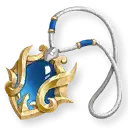 Blue Gem Pendant - jewelry - Transparent Layer PNG