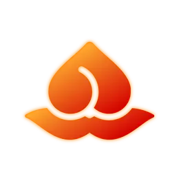 Flame Heart Shape - art - No Watermark PNG