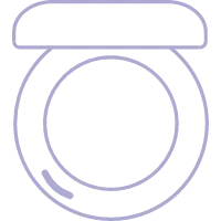 Circular Button - icon - Transparent Layer PNG