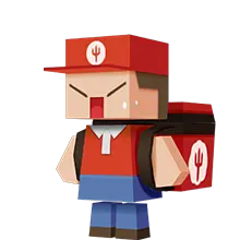 Box Boy - pixel art - PNG Images