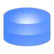 Blue Cylinder - object - geometric shape - PNG