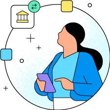 Woman with Tablet - learning - No Background PNG