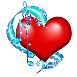 Music Heart - note - PNG