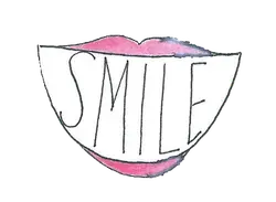 Smiling Mouth - illustration - No Background PNG