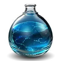 Blue Crystal Bottle - magic - PNG Images