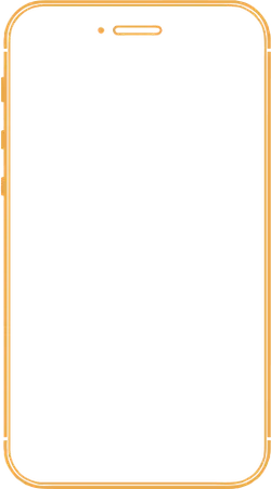 Gold Smartphone - outline - Free Download PNG