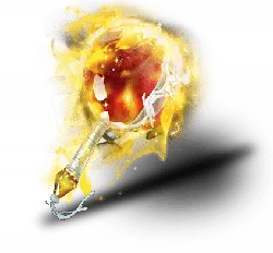 Flaming Staff - mystery - High Resolution PNG