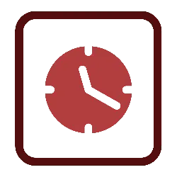 Clock Icon - simple - icon - Transparent Layer PNG