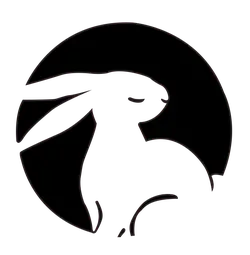 Rabbit - line drawing - cute - No Background PNG