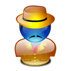 Blue Man with Hat - hat - Transparent Layer PNG
